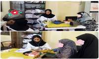 بر پایی میز خدمت بمناسبت هفته دفاع مقدس 